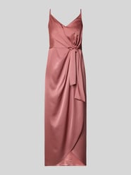 Cocktailkleid mit Knoten-Detail von Jake*s Cocktail Pink - 32