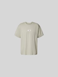 T-Shirt mit Label-Detail von MM6 Maison Margiela Beige - 16