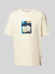 T-shirt met labelprint, model 'ORNOTO' van Jack & Jones - 16