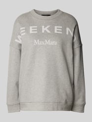 Sweatshirt mit Label-Stitching Modell 'LALLA' von Weekend Max Mara Grau - 31