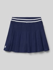 Regular fit plooirok in gebreide look van Polo Ralph Lauren Kids - 5