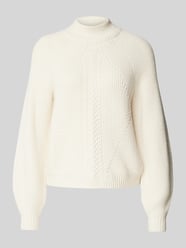 Regular Fit Strickpullover aus weichem Viskose-Mix Modell 'KATIA' von Only Beige - 38