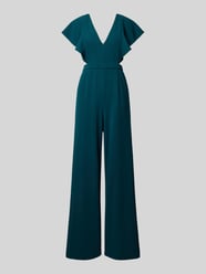 Jumpsuit mit Taillenband und Cut Outs von Jake*s Cocktail Grün - 12