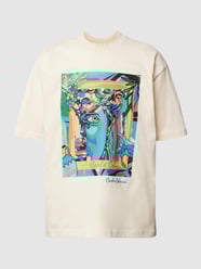 T-shirt met motiefprint van CARLO COLUCCI Wit - 43