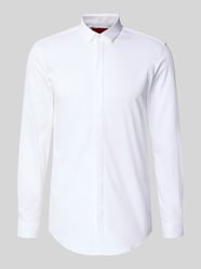 Koszula biznesowa o kroju slim fit z mieszanki bawełny model 'KETRAN' od HUGO - 37