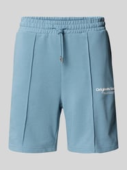 Szorty z dzianiny dresowej z detalem z logo model ‘KANE’ od Jack & Jones - 8