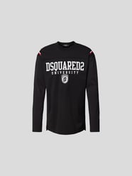 T-Shirt mit Label-Print von Dsquared2 Schwarz - 44