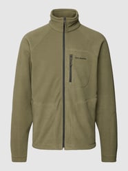 Kurtka polarowa ze stójką model ‘FAST TRECK’ od Columbia Zielony - 4