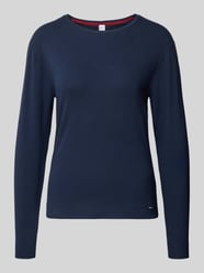 Shirt met lange mouwen en geribde ronde hals van Skiny - 43