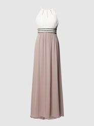 Abendkleid mit Taillenpasse mit Strasssteinbesatz von Jake*s Cocktail Pink - 30