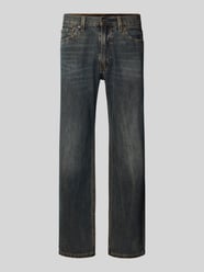 Relaxed straight fit jeans in used-look, model '555' van Levi's® - 9