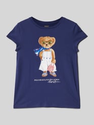T-shirt met labelprint van Polo Ralph Lauren Teens - 7