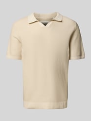 Koszulka polo o kroju regular fit z dekoltem w serek model ‘CEASTON’ od Jack & Jones Premium - 46