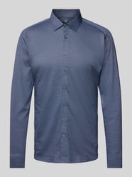 Slim Fit Business-Hemd mit Kentkragen von Desoto Blau - 33