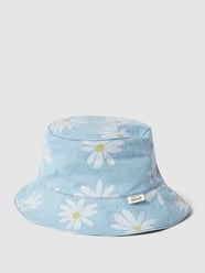 Czapka typu bucket hat ze wzorem na całej powierzchni model ‘Drew’ od WOUF Niebieski - 17