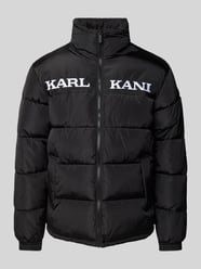 Steppjacke mit Label-Stitching von KARL KANI Schwarz - 31