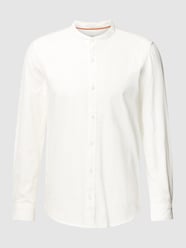 Freizeithemd mit Label-Stitching von QS by s.Oliver Weiß - 46
