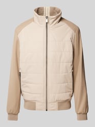 Steppjacke mit Stehkragen von Christian Berg Men Beige - 4