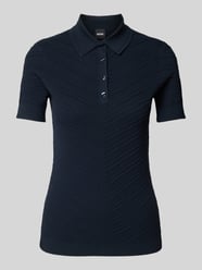 Poloshirt mit kurzer Knopfleiste Modell 'Fointa' von BOSS - 1