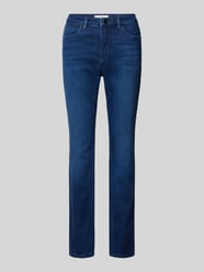 Slim fit jeans met riemlussen, model 'Style.Mary Thermo' van Brax - 45