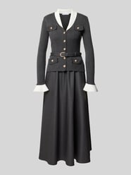 Midikleid mit Woll-Anteil von Self-Portrait - 8
