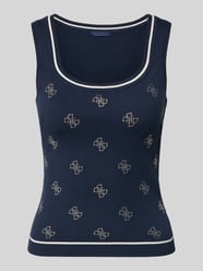 Slim Fit Top aus Viskose-Mix von GUESS - 40