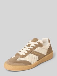 Low-top-sneakers met gebreide inzet Model 'COURT W 4M' van Marc O'Polo Beige - 4