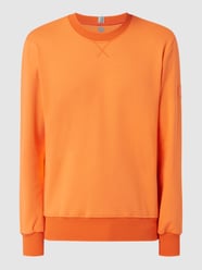 Sweatshirt mit Kontrasteinsatz Modell 'Toyama' von People of Shibuya Orange - 3
