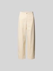 Regular Fit Stoffhose mit Ripp-Optik von Kenzo Beige - 4