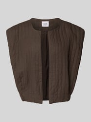 Loose fit bodywarmer van linnen-katoenmengsel model 'SOPHIA' van VILLA SOPHIE - 1