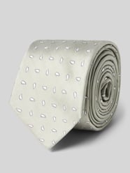 Seidenkrawatte aus reiner Seide mit Allover-Stitching (7,5 cm) von Gierremilano - 23