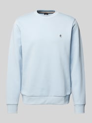 Sweatshirt aus Baumwoll-Mix Modell 'Sharpe' von BOSS Blau - 22