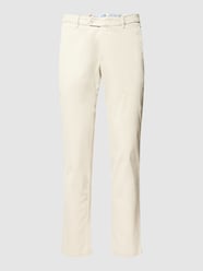 Chino mit Label-Patch Modell 'LUPUS' von Mmx Beige - 2