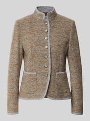 Blazer aus Baumwoll-Mix mit Stehkragen von White Label - 31