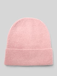 Strickmütze mit breitem Umschlag Modell 'IAIVO' von ICHI Pink - 34