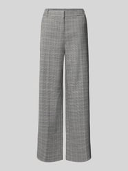 Wide Leg Hose mit Gitterkaro von Christian Berg Woman - 32