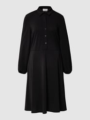 Midikleid mit Knopfleiste von ROBE LÉGÈRE Schwarz - 32