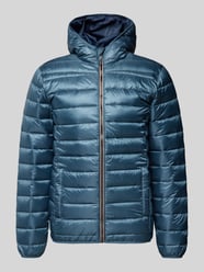 Steppjacke mit Kapuze von Blend Blau - 35