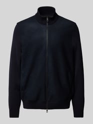 Strickjacke aus Schurwolle mit Stehkragen von MAERZ Muenchen - 39