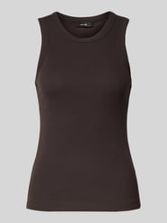 Tanktop mit gerippten Abschlüssen Modell 'Ilesso' von OPUS - 3