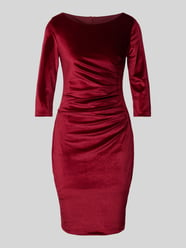 Cocktailkleid mit Raffungen von Paradi Bordeaux - 27