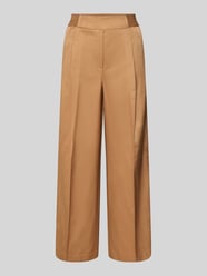 Flared Culotte mit Bundfalten von Christian Berg Woman Selection Braun - 3