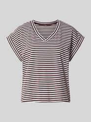 t-shirt z dekoltem w serek od zero - 42