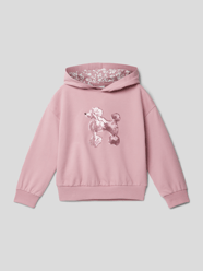 Bluza z kapturem z nadrukiem z motywem od s.Oliver RED LABEL Różowy - 6
