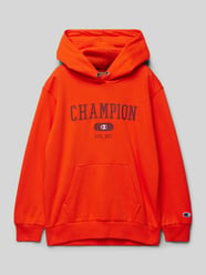 Hoodie mit Label-Print von CHAMPION Rot - 17