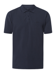 Poloshirt aus Piqué von Lindbergh Blau / Türkis - 46