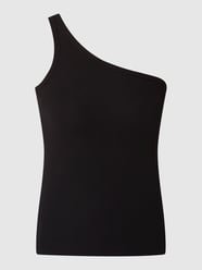 One shoulder-top met stretch, model 'Igor' van Modström Zwart - 46