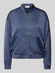 Bomberjacke mit Stehkragen Modell 'Flen' von FREE/QUENT Blau - 3