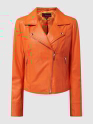 Leren jack in bikerlook, model 'Lovato' van Studio AR Oranje - 27