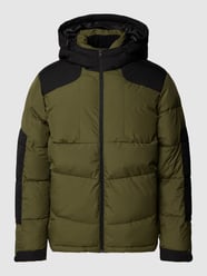 Gewatteerd jack in two-tone-stijl, model 'COOTIS' van Jack & Jones Groen - 18